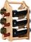 NEX™ 16" Rustic Countertop 6-Bottle Wood Wine Rack